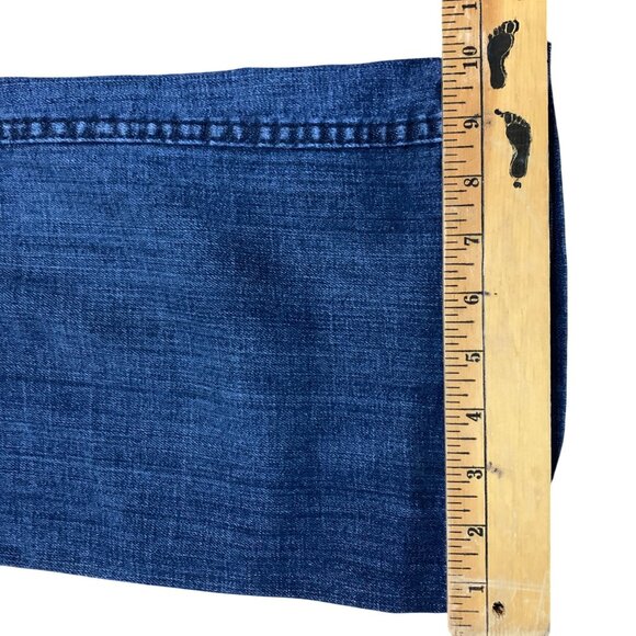 Ariat Women's Jeans Wide Leg Low Rise 8" Y2K Style Sz 29 Denim Trousers Vintage - Picture 8 of 16